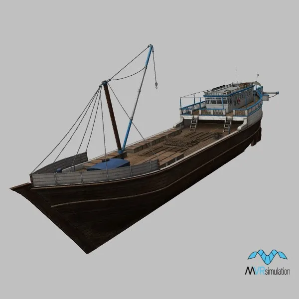 Cargo-Dhow-001 · SO — 3D model preview