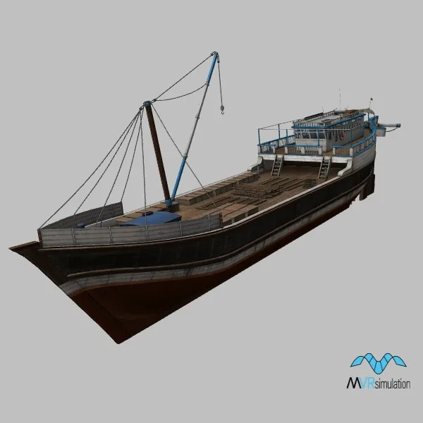 Cargo-Dhow-004 · SO — 3D model preview