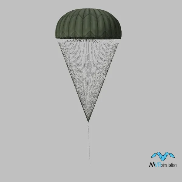 Cargo-parachute-001 — 3D model preview