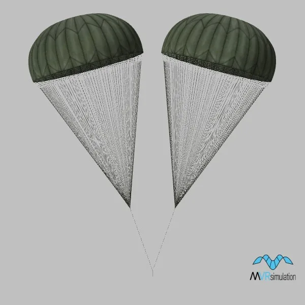 Cargo-parachute-002 — 3D model preview