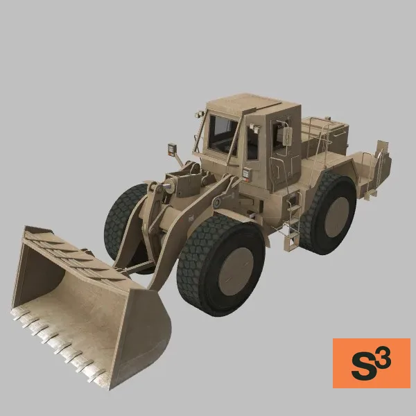 Caterpillar-972 · US · desert — 3D model preview
