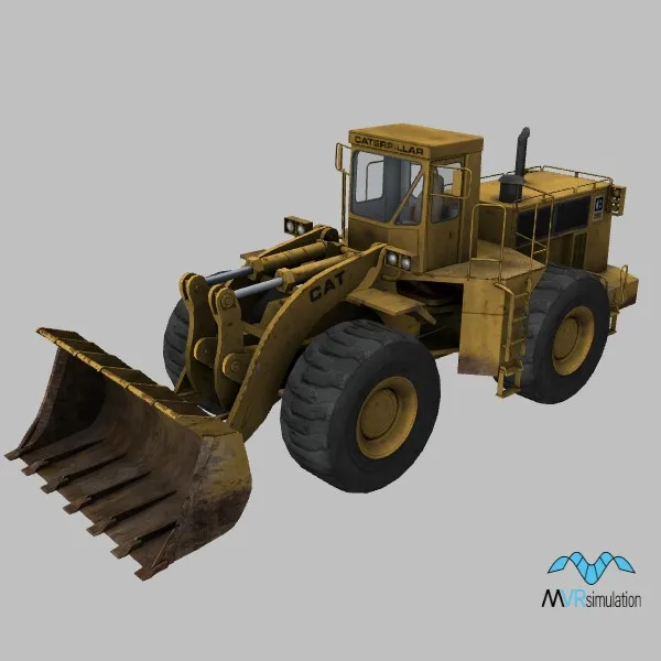 Caterpillar-988B-Loader · US · yellow — 3D model preview