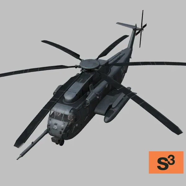 CH-53D · US · grey — 3D model preview