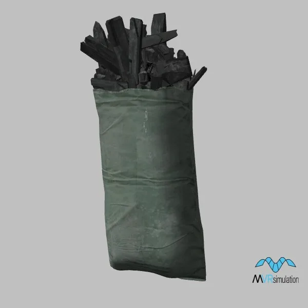 charcoal-bag-open-001 — 3D model preview