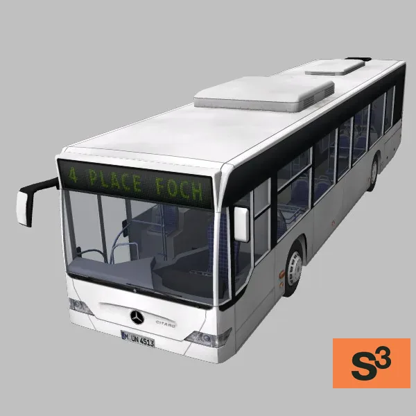 Citaro · DE · white — 3D model preview