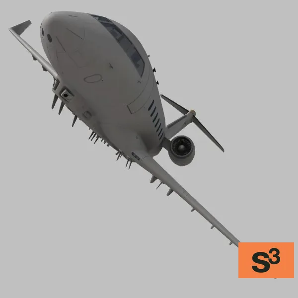 CL-650-ARTEMIS · US · white — 3D model preview