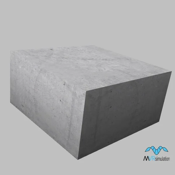 concrete block-003 med — 3D model preview