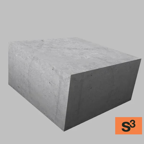 concrete block-003 sml — 3D model preview
