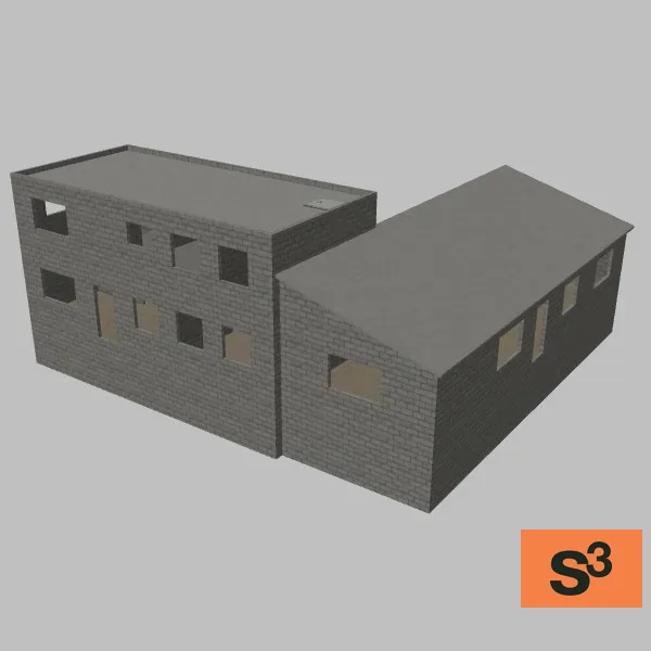 concrete-building-009a — 3D model preview