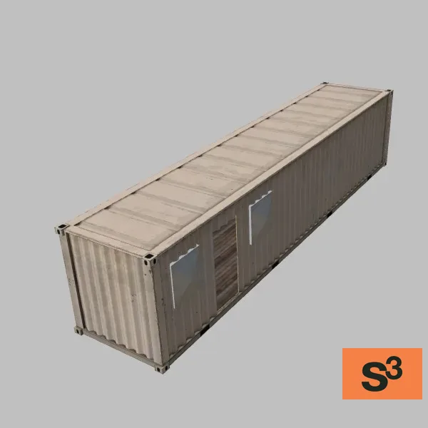 connex-container-beige-001 — 3D model preview
