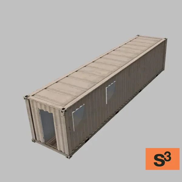 connex-container-beige-003 — 3D model preview