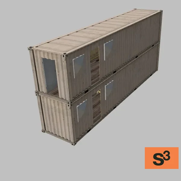 connex-container-beige-006 — 3D model preview