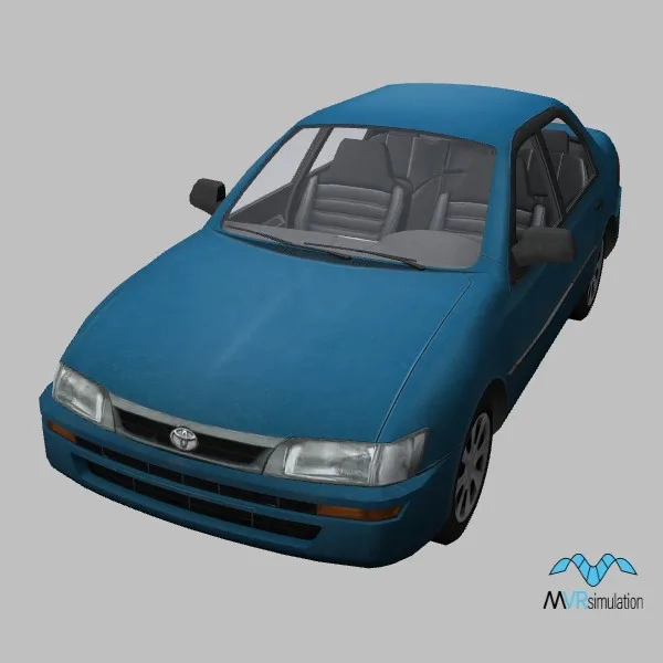 Corolla-E100 · JP · blue — 3D model preview