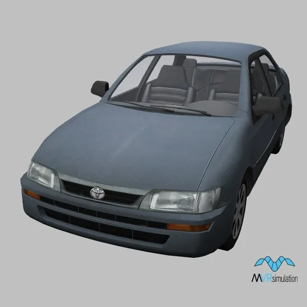 Corolla-E100 · JP · grey — 3D model preview