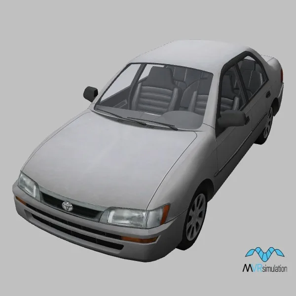Corolla-E100 · JP · white — 3D model preview