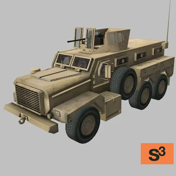 Cougar-HE · US · desert — 3D model preview