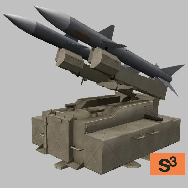 CSA-2-launcher · CN · desert — 3D model preview
