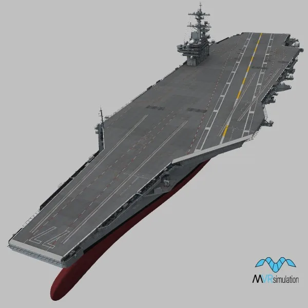 CVN-77 · US · grey — 3D model preview