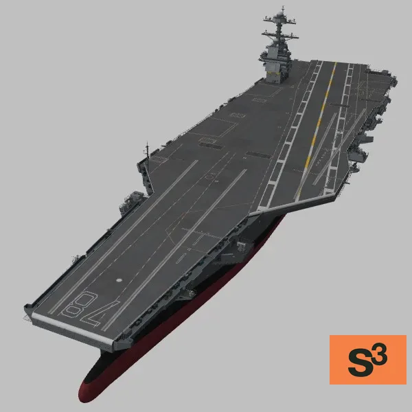 CVN-78 · US · grey — 3D model preview