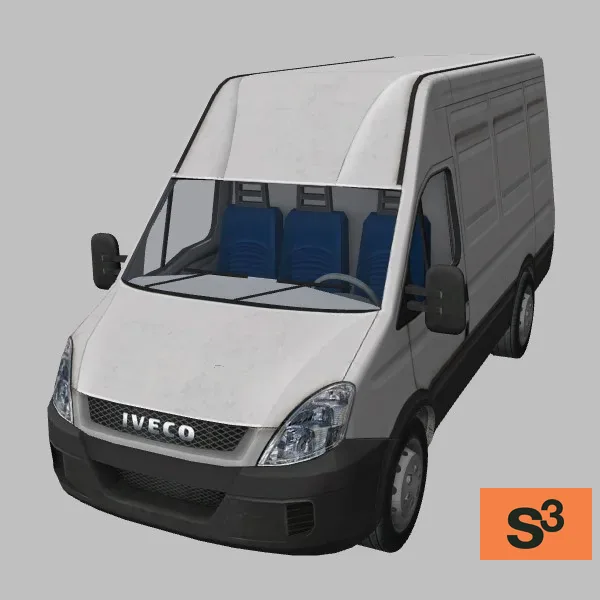 Daily-Van · DE · white — 3D model preview