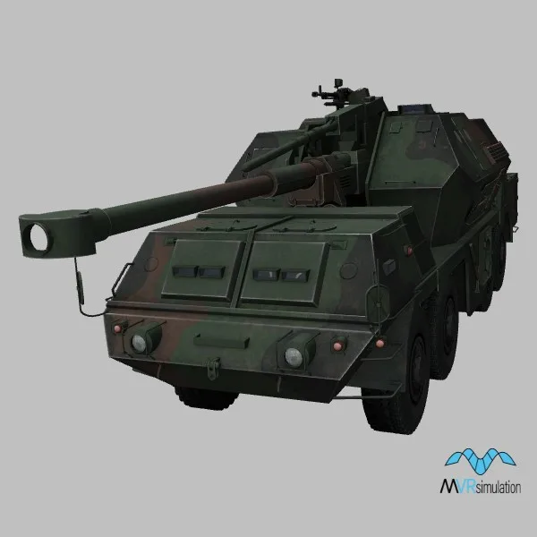 DANA-M77 · CZ · camo — 3D model preview
