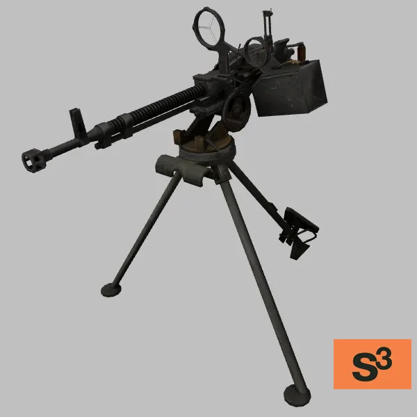 DShKM · RU · black — 3D model preview