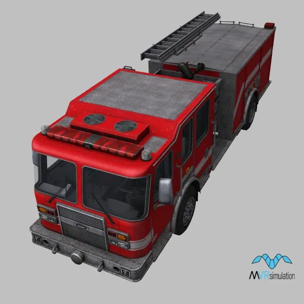 E-One-pumper · US · red — 3D model preview