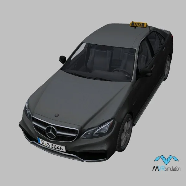 E500-Taxi · DE · black — 3D model preview