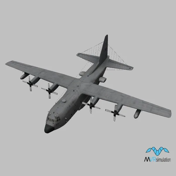 EC-130H · US · grey — 3D model preview