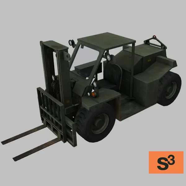 Entwistle-Forklift · GB · green — 3D model preview