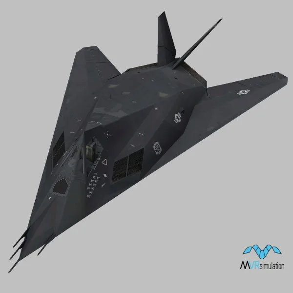 F-117 · US · grey — 3D model preview