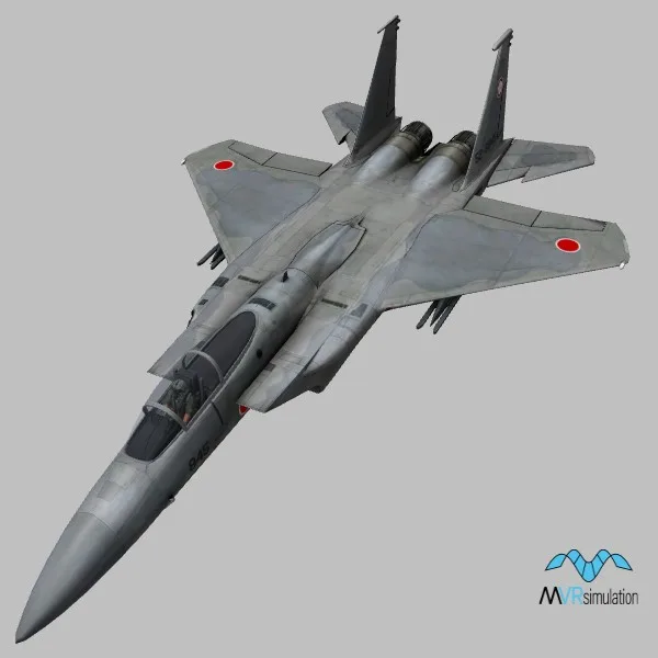F-15J · JP · camo — 3D model preview