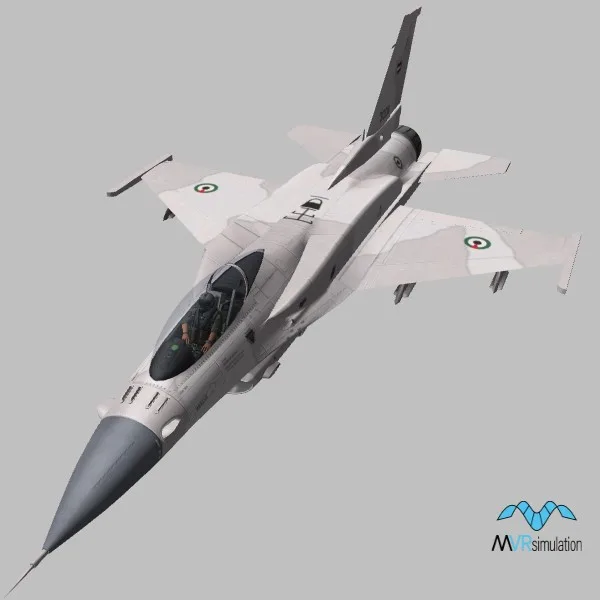 F-16E · AE · camo — 3D model preview