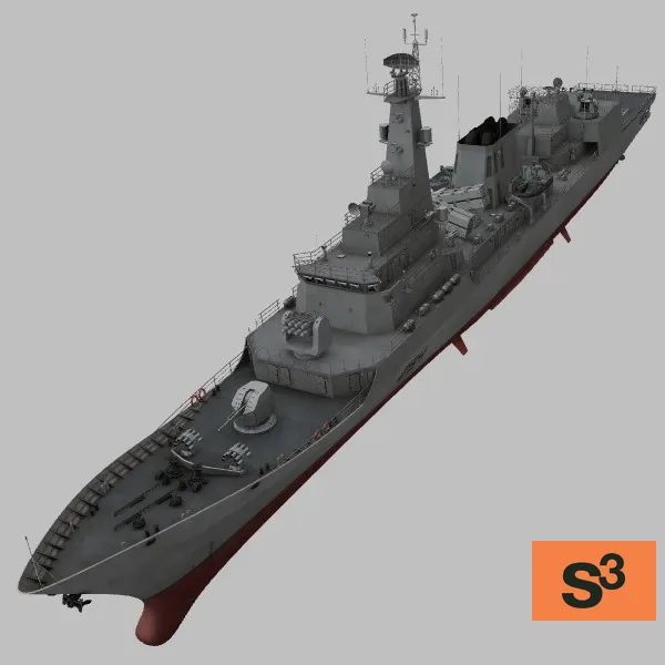 F-22P-Aslat · PK · grey — 3D model preview