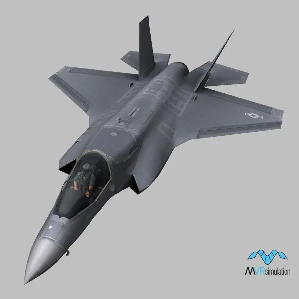 F-35B · US · grey — 3D model preview