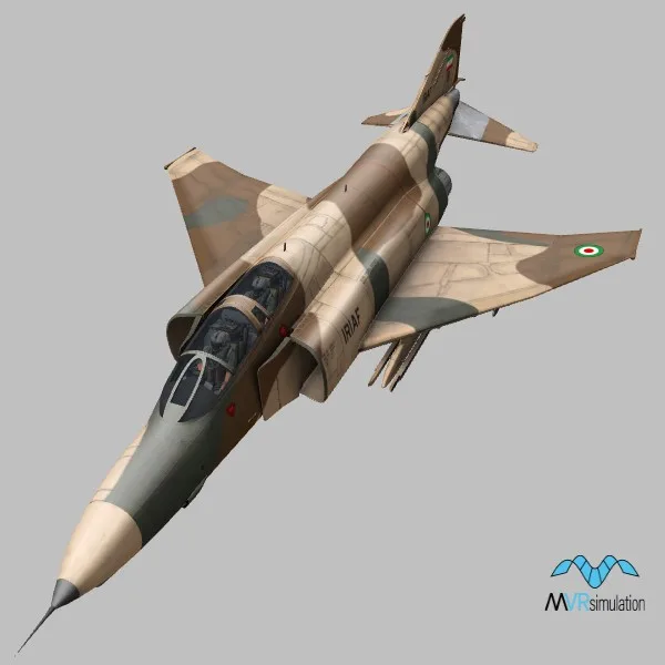 F-4E · IR · camo — 3D model preview