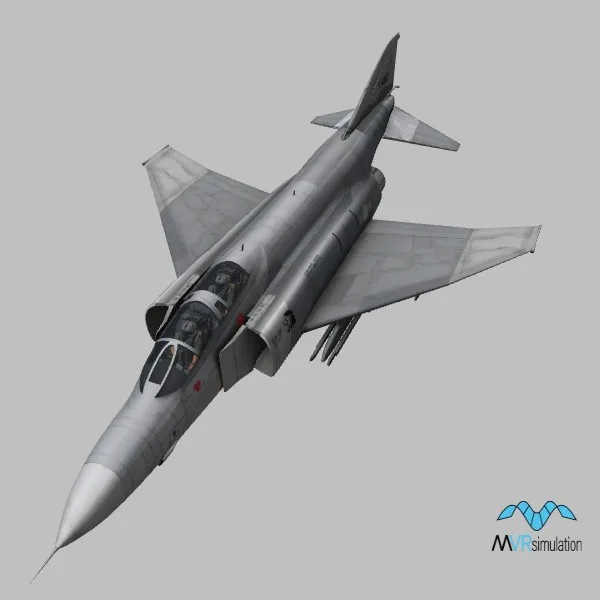 F-4E · KR · grey — 3D model preview