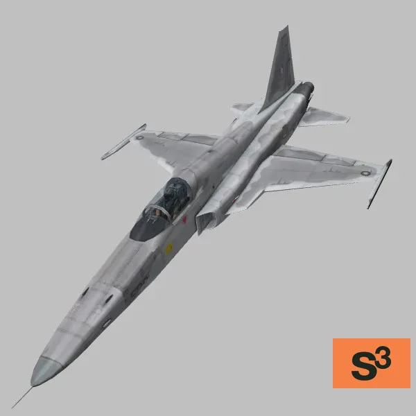 F-5E · TW · grey — 3D model preview