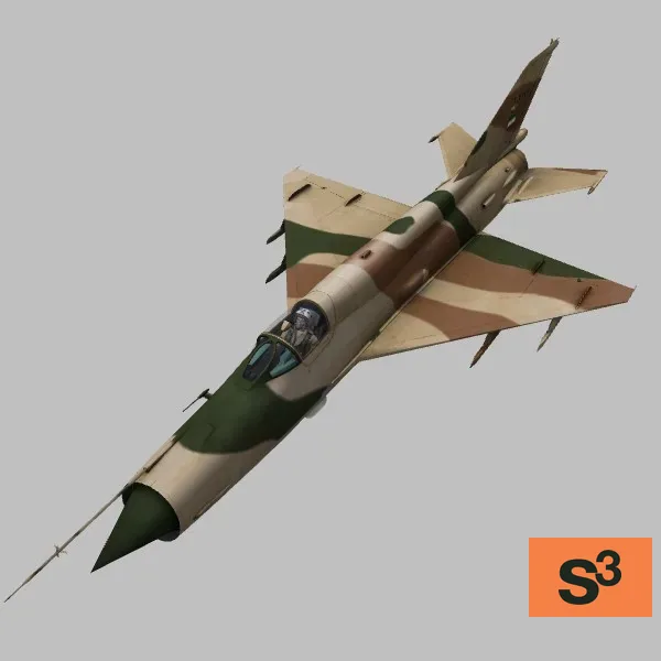 F-7M · IR · camo — 3D model preview