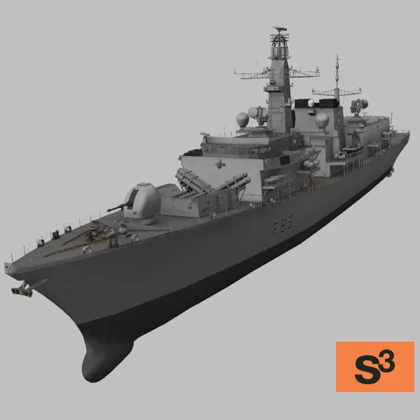 F83 · GB · grey — 3D model preview