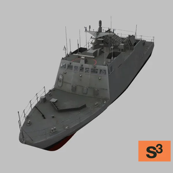 FACG-74 · TW · grey — 3D model preview