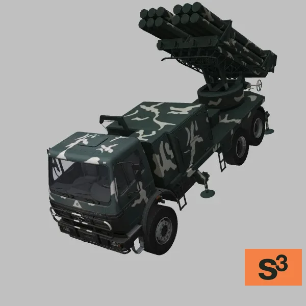 Fajr-3 · IR · camo — 3D model preview