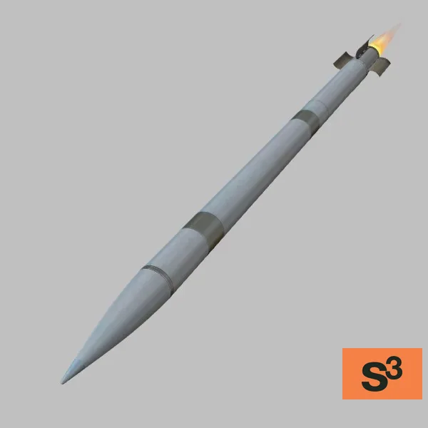 Fajr-3 · IR · white — 3D model preview