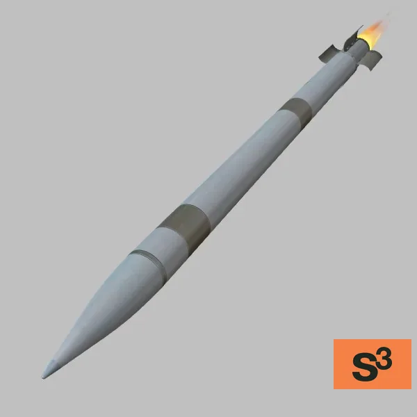 Fajr-5 · IR · white — 3D model preview
