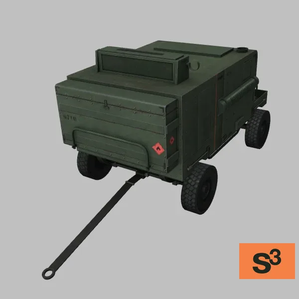 FAM-cart · US · green — 3D model preview