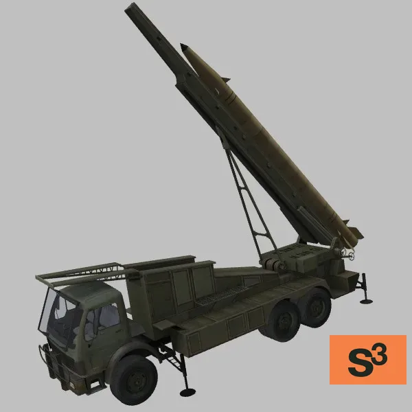 Fateh-110-D1 · IR · green — 3D model preview