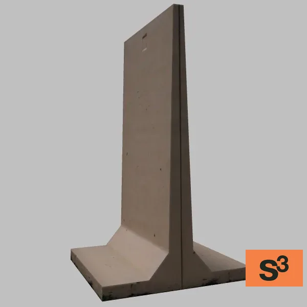 Fence concrete-001 — 3D model preview