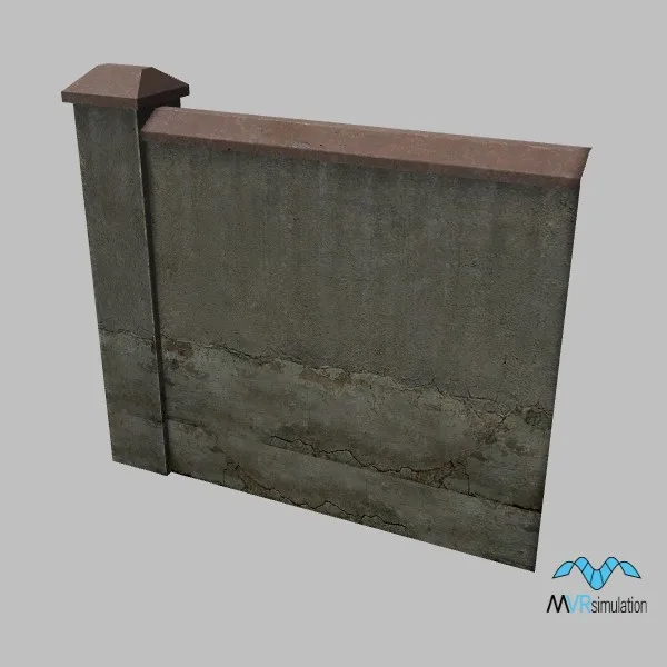 fence-concrete-005b — 3D model preview