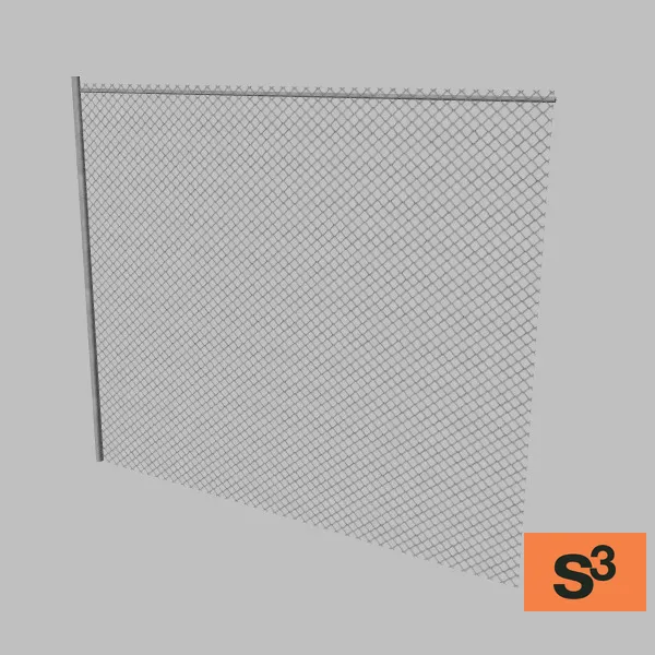 fence-metal-005 — 3D model preview