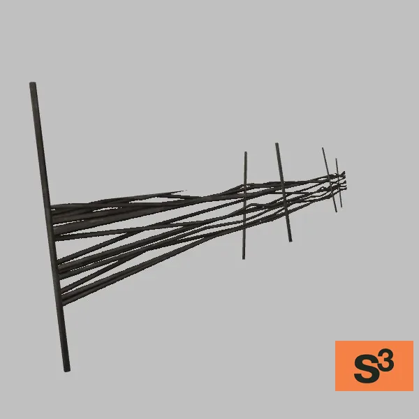 fence-stick-005 — 3D model preview